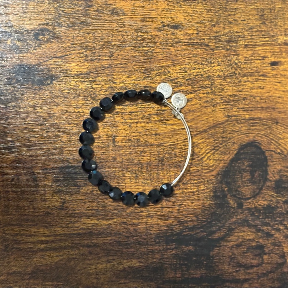 Alex and Ani Jet Beaded Bracelet